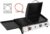 Royal Gourmet 8,5 kW Gasgrill, 3-in-1-Tischgrill mit Grillen, Braten, Kochen, 3 Brenner, tragbarer Picknickgrill, Campinggrill mit klappbarer Seitenablage, schwarz