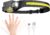 Lepro Stirnlampe, superhelle LED-Stirnlampe, wiederaufladbar mit 230° breitem Lichtstrahl, verstellbarer Scheinwerfer, Bewegungssensor, 5 Modi, wasserdicht, leichte Stirnlampe für Camping, Laufen