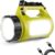 LE LED-Handscheinwerfer, 1000 Lumen, wiederaufladbare CREE-Akku-Handlampe mit 3600 mAh Powerbank, 10 W dimmbare Taschenlampe inklusive 3 Lichtmodi, 2 Helligkeitsstufen, USB-Kabel für Notfall-Camping usw.