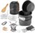 STAHLWERK Camping-Kochgeschirr-Set | Aluminium-Campinggeschirr-Komplettset mit Topf, Pfanne, Gaskocher, Plastikschüsseln und Besteck | Hochwertiges Outdoor-Kochset