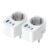 TOPADRE 2er-Pack USB-C-Steckdose mit 2 x USB-C und 1 x USB-A, 30-W-Schnellladegerät, 4-Port-Mehrfachstecker, 3680-W-Steckdosenadapter, Schuko-Steckdose für Telefon und Haushaltsgeräte, kompakt mit Kindersicherung