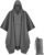 Wasserdichter Regenponcho für Damen und Herren, Mehrzweck-Regenjacke Outdoor mit Kapuze und Taschen, 3-in-1-Multifunktions-Regenmantel, Regenschutz, Regenponcho für Wandern und Camping