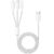 Multi-USB-Kabel 1,2 m, Ladekabel, 3-in-1-Schnellladekabel, Nylon-Universal-Ladekabel, USB-Ladekabel, mehrere Anschlüsse mit Micro-USB Typ C Lightning für iPhone, Android, Samsung