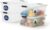Iris Ohyama Aufbewahrungsboxen mit Deckel, 12.5L, 4er-Set, Transparent, Sicherer Verschluss, Stapelbar, Griffe, Schlafzimmer, Schrank, Büro, Organisation, BPA-freies Plastik, Ordnungsboxen, FTB-12.5