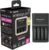 Panasonic eneloop SmartPlus Ladegerät für 1–4 AA/AAA NI-MH-Akkus, mit 4 LED-Anzeigen und 10 Sicherheitsfunktionen, inkl. AA/Mignon-Akkus, min. 2500 mAh, schwarz, K-KJ55HCD40E