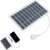 Tragbares Solarpanel 5V 2W mit USB-Anschluss, wasserdicht und robust, für Outdoor-Aktivitäten wie Camping und Wandern, Outdoor-Mini-Solarladegerät, Solarladegerät für Smartphones (1 Stück)