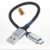 Micro-USB-Kabel, USB A auf Micro-USB, Android-Ladekabel, Schnellladekabel, kompatibel mit Galaxy S7/S6/S5, A10, Huawei Y9, Y7, Y6, Moto E6, Xperia Z5, Z3, Kindle Fire – 0,15 m