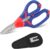WORKPRO 2 in 1 Elektrikerschere Kabelschere Universalschere Multischere Multifunktion mit Abisolierzange, 152 mm, Universalschere aus Edelstahl