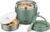 Itslife Thermo-Lebensmittelbehälter 970 ml, Thermoschüssel mit Deckel, Warmhaltebehälter aus Edelstahl mit Löffel, Thermoskanne Lebensmittel auslaufsicher, Thermo-Lunchbox für Suppen, Babynahrung, Brei, Grün