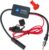 Autoradio-Antennenverstärker, 12 V, Auto-DAB-Antennensplitter, FM-Autoantennen-Signalverstärker mit Kleber und rotem Clip, SMB auf DIN-Adapterstecker für Autoradios
