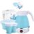 PAHTTO Elektrischer Wasserkocher 600 ml mit Tasse und Schüssel, tragbarer Wasserkocher Reisewasserkocher, Schnellkochfunktion, BPA-frei, 220 V, 600 W, für Camping, Reisen, Urlaub, Büro, Hotel, Notfall