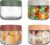 4er-Pack 10-Unzen-Overnight-Oats-Gläser, Einmachgläser mit Schraubdeckel für Overnight-Oats, Salat, Joghurt, Pudding, Chutney, Dessertgläser, wiederverwendbare Glasbehälter mit Deckel als Einmachglas