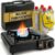 Gaskocher mit 4 Kartuschen – Campingkocher 2,2 kW mit Piezo-Zündung – Camping-Gaskocher mit Transportkoffer – Kartuschenkocher – Gaskocher für Camping, Outdoor, Stromausfall