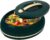 Eleganter großer ovaler Thermobehälter, Deckel praktisch zu öffnen, 3 Liter, luxuriöser Hot Pot/Kühler, Thermo-Servierschüssel für Buffet/Partys, Edelstahl, Warmhaltebehälter, dunkles Kiefernholz