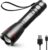 LE Extrem helle LED-Taschenlampe wiederaufladbar über USB, 15000 Lux Osram P9 Taschenlampen, IPX7 wasserdicht, zoombare Taschenlampe mit 5 Modi, wiederaufladbare taktische Taschenlampe für Camping, Outdoor, Wandern