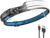 Smiling Shark Stirnlampe, 230° Weitwinkel, 3 x LED-Weißlichtstreifen, die hellste Stirnlampe, wiederaufladbar mit wasserdichter Stirnlampe, Camping, Joggen, Angeln, Stirnlampe, LED-Scheinwerfer, Camping-Stirnlampe