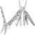 NexTool Multitool, Mini-Flaggschiff 10-in-1-Multitool-Werkzeug, Multifunktionswerkzeug mit Taschenmesser, Zange, Dosen-/Flaschenöffner, Schere, Schraubendreher/Campingzubehör/Geschenke für Männer, Silber