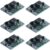 Greluma Step Down Buck Converter, einstellbares DC-DC 4,5–28 V auf 0,8–20 V, Spannungsreglermodul, 24 V auf 12 V, 9 V, 5 V, 3 V, 6 Stück
