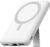Azmuth Magsafe Powerbank 10000 mAh kabellos magnetisch für iPhone 17-12 | Kabellose Powerbank mit USB-C-Eingang und -Ausgang, 22,5 W USB-A, Klappständer und LED-Bildschirm für iPhone 17/16/15/14/13/12 – Weiß