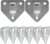 jojofuny 8 Stück Feuerlöscher Wandhalterung, Universal Wandhalterung, Feuerlöscher hängend aus verzinktem Metall, robuste Wandhalterung für Zuhause, Garage
