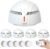 DAYTECH Rauchmelder 10-Jahres-Batterie – 5 Mini-Rauchmelder mit Magnethalter-Set, TÜV Rheinland zertifiziert, Feueralarm mit 85 dB & Test-/Stummschalter