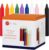 Packung mit 100 Spitzkerzen, 10 Farben – Mini-Kerzen ohne Duft, Glockenspielkerzen für Rituale, Zauberer, Zeremonien, Feiertagsdekoration, Halloween und besondere Anlässe
