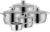 WMF Diadem Plus 5-teiliges Induktions-Kochtopf-Set mit Glasdeckel, Cromargan-Edelstahl poliert, Induktions-Topf-Set, unbeschichtet