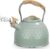 Pfeifkessel, 3 Liter Retro-Teekessel, Wasserkocher aus Edelstahl, moderner Induktionskessel für Gasherd, Keramikofen, Induktionskochfeld