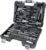 Amazon Basics 65-teiliges Haushaltswerkzeugset – Schwarz, Grau
