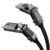 PZOZ 4-in-1-LED-Display-Schnellladekabel, 60 W, USB C auf Lightning/Typ C auf USB C/USB A auf Lightning/USB A auf USB C Multi-Ladekabel für iPhone, Galaxy, MacBook, iPad (60 W, 1,5 m)