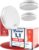 ALPENLUFT Rauchmelder 10 Jahresbatterie, flacher Brandmelder, Rauchmelder, Brandmelder, ohne Bohren, ohne LED-Blinken, Rauchbrandschutz-Brandmeldeanlage, 3er-Set