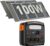 Tragbares Kraftwerk mit 100 W Solarpanel x 2, Solargenerator 1800 W, 1024 Wh LiFePO4-Akku, PD 100 W, USB-C/AC/DC, Solarladung, für Camping, Notstrom, Outdoor