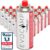 EVOCAMP 28 Stück Butan-Gaskartuschen, 227 g, Typ MSF-1a, Bajonettventil, ideal für Campingkocher, Gasheizung, Unkrautbrenner, Campinggas, universelle Druckgasdose für Camping und Grillen