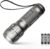 Lighting EVER LED-Taschenlampe, kleine, extrem helle & zoombare Mini-Taschenlampen, batteriebetrieben für Kinder, wasserdichte Handlampe für Camping, Outdoor, Notfälle (Gunmetal)