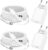 USB-C-Ladegerät, iPhone-Ladekabel-Set, (MFi-zertifiziert), 2 Stück, iPhone-Ladegerät, Apple-Ladekabel mit 2 Metern und 3 Metern Lightning-Kabel für iPhone 14, 13, 12, 11, kompakt und reisebereit