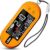 Tragbare CO-Detektoren von LSENLTY unterstützen 500 Stunden Standby-Zeit, 3-in-1-CO-Detektor (Temperatur, Luftfeuchtigkeit und CO), Alarmfunktion und Lanyard-Design für Camping, Reisen, Autos, Orange