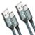 GIANAC USB-C-Kabel, (2 Stück 1 m) 3,1 A Ladekabel USB C Nylon Schnelllade- und Synchronisierungskabel USB C für Samsung S10/S9/S8te 10te 9, Huawei P30/P20/Mate 20, Sony Xperia