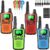 Walkie Talkie Kinder 4er Set Walky Talky mit 1200 mAh wiederaufladbarem Akku, große Reichweite 5 km Walki Talki mit Li-Ionen-Akku, Radios mit 16 Kanälen für Camping, Outdoor, Wandern