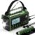 12000 mAh Kurbelradio, Solar- & Kurbel-Notfallradio, tragbares Retro-Radio mit Weltempfänger, AM/FM/SW-Radio, als Taschenlampe & Leselampe, USB-Handy-Ladegerät, SOS-Alarm, für Camping, Notfall, Blackout