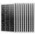 WERCHTAY Solarpanel 2000 W monokristallin, Solarmodul mit hocheffizientem Aluminiumrahmen, SMBB-Technologie, PV-Modul für Batterien, Boot, Wohnmobil, Gartenhaus, Zuhause (200 W x 10)