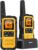Gaswei G2Pro Professionelle Walkie-Talkies für Erwachsene (IP67 wasserdicht & schwimmfähig), Fernradio mit Doppel-PTT, VOX, SOS-Alarm, UKW-Radio + Akku für den Außenbereich (2er-Set in Gelb)