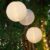 Hellum LED-Laternen für den Außenbereich, wetterfest, mit Fernbedienung, 3er-Set, weiße Laternen mit warmweißer LED, 1 x Ø 25 cm, 2 x Ø 20 cm, Außenlaternen, wetterfester Akku, Laternen für Hochzeitsdekoration im Freien, 150957