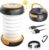 GlobaLink LED-Campinglampe, faltbare Solar-Campinglaterne, Energiebank mit 2 Lademethoden (Solar/USB) und 3 Lichtmodi für Camping, Angeln, Notfall, inklusive Survival-Armband mit Pfeife (Gelb)