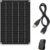 Solar-USB-Ladegerät 10 W 5 V, tragbares Solarpanel mit USB-Anschluss, wasserdichtes Solarladegerät für Mobiltelefone, Powerbanks, Campinglampen, Fahrradzubehör, monokristallines Modul, Solarzelle mit