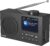 Mycket Tragbares DAB/DAB+-Radio, UKW-Digitalradio mit 2025 neuester Signalempfängertechnologie, wiederaufladbares UKW-Radio mit Bluetooth 5.0, Dual-Wecker, 40 Voreinstellungen, 2,4 Zoll großes Farbdisplay