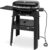 Weber Lumin 92010879 Elektrogrill mit Stand-/Anbraten, Räuchern, Dünsten, Garen und Warmhalten, bis 315 °C, porzellanemaillierte Gusseisenroste, 33 x 49 cm Grillfläche, schwarz