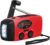Notfall-Aufziehradio mit wiederaufladbarem USB-Ladegerät/3 LED-Taschenlampe/AM/FM/Wetter/tragbares Solar-Handkurbelradio für Haushalt und Outdoor, Camping, Wandern, Reisen