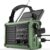 ROCAM Kurbelradio, 12000 mAh Notfallradio mit 8500 mm² Solarpanel & 650 mA Kurbel, tragbares Solar-Weltempfängerradio mit AM/FM-Empfang, LED-Taschenlampe & Leselicht, USB, SOS für Camping, Notfälle & Stromausfall