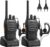 Baofeng Walkie Talkie PMR446 Zwei-Wege-Radio, professionelle 16-Kanal-Gegensprechanlage, 2-teiliges wiederaufladbares Sender- und Empfänger-Set mit Kopfhörern und LED-Licht