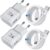 Ladegerät Schnellladung für Samsung Handy, (2er-Pack) Adaptives Schnellladegerät Netzteil mit USB Typ C Ladekabel für Samsung Galaxy S8, S9, S10 Plus, A05s A13 A15 A16 A20 A35 A36 A40 A56 M30 M35 5G